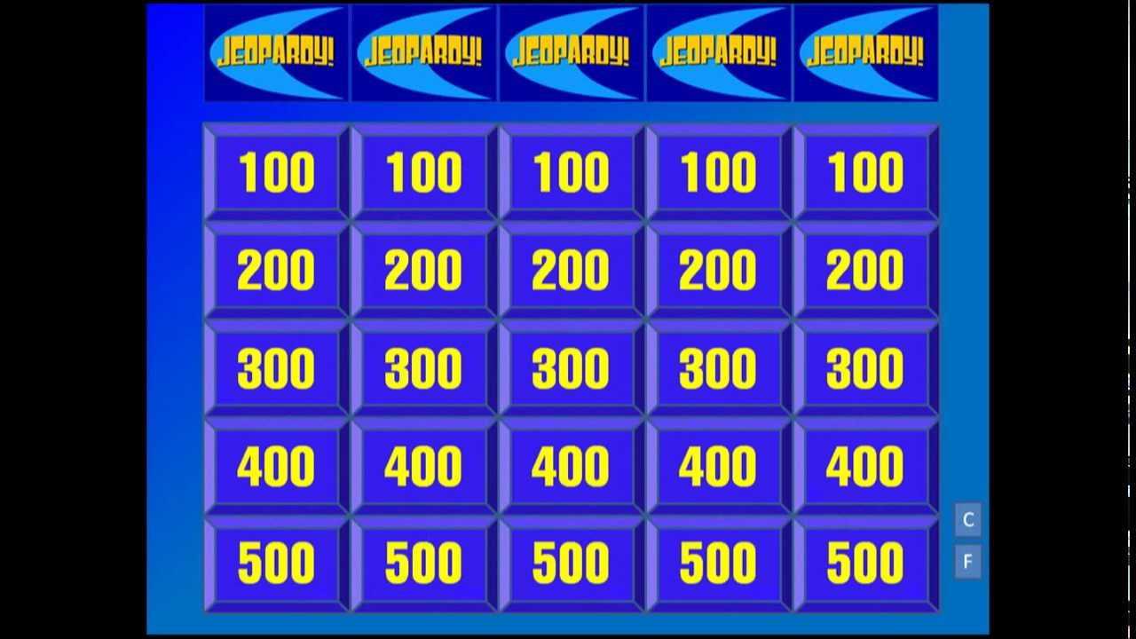 My Jeopardy Powerpoint (U.s. History Version) In Jeopardy Powerpoint Template With Sound