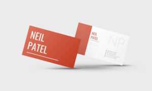 Neil Patel Google Docs Business Card Template - Stand Out Shop inside Google Docs Business Card Template
