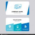Network Business Card Design Template — Stock Vector For Networking Card Template