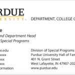 New Business Card Template Now Online – Purdue University News Within Graduate Student Business Cards Template