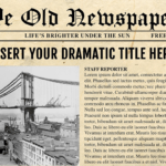 Newspaper Template For Powerpoint – Vsual With Regard To Newspaper Template For Powerpoint