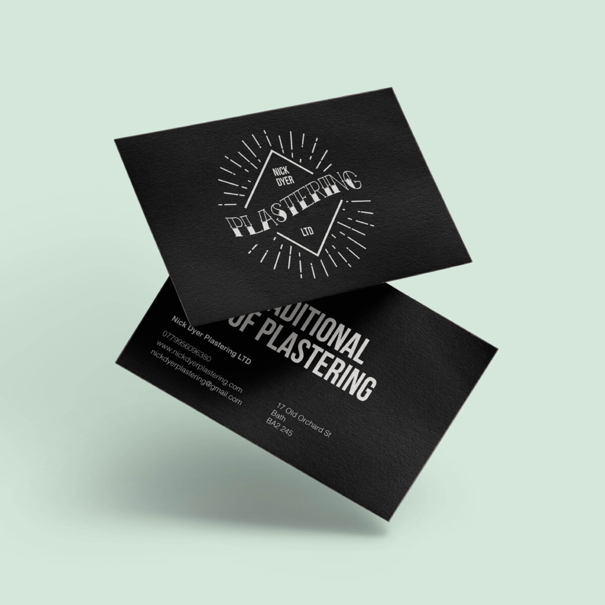 Plastering Business Cards Templates