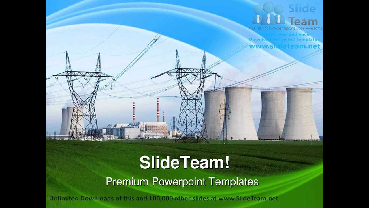 Nuclear Power Station Technology Powerpoint Templates Themes Throughout Nuclear Powerpoint Template