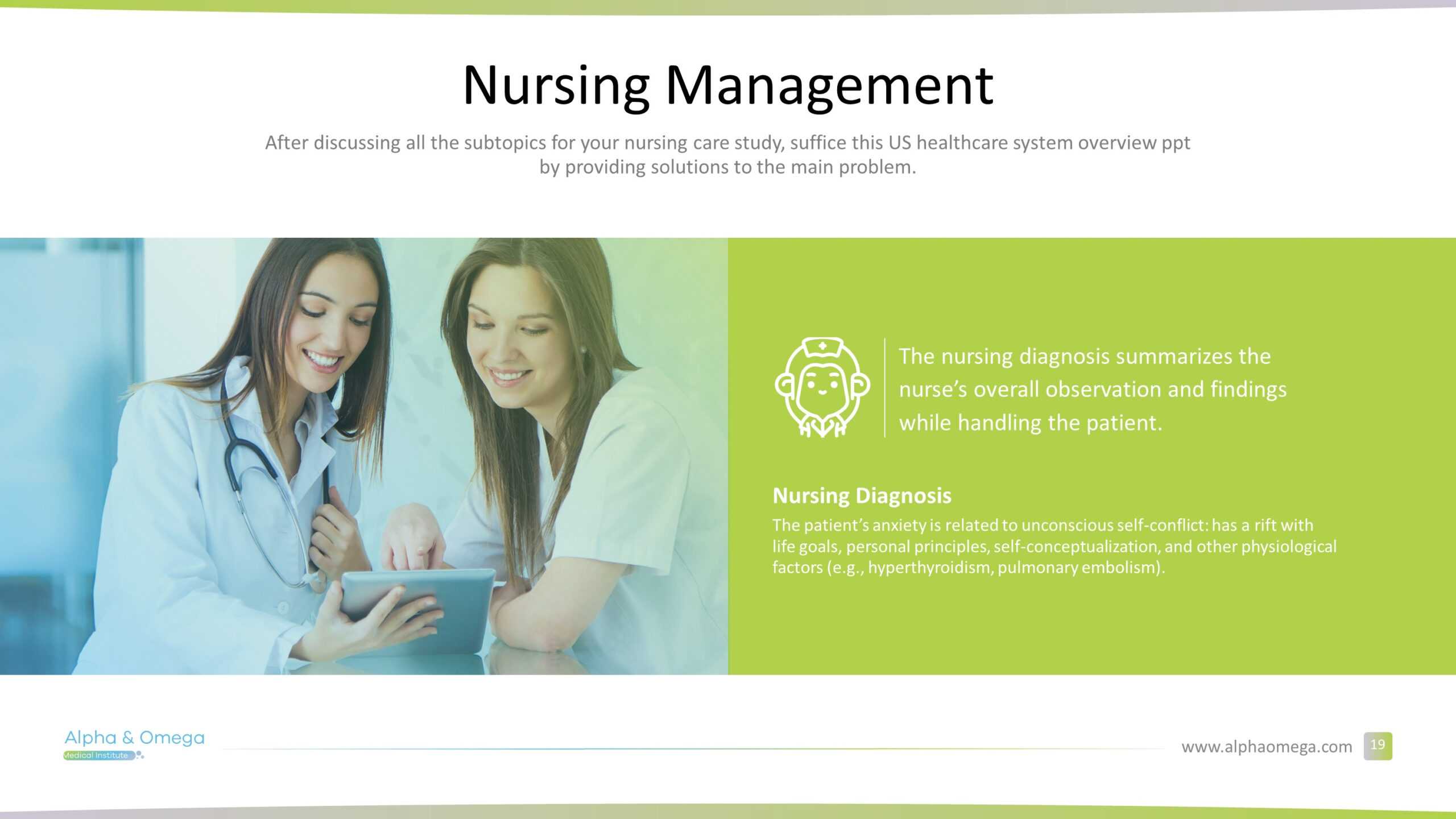 Nursing Diagnosis Premium Powerpoint Template – Slidestore With Free Nursing Powerpoint Templates