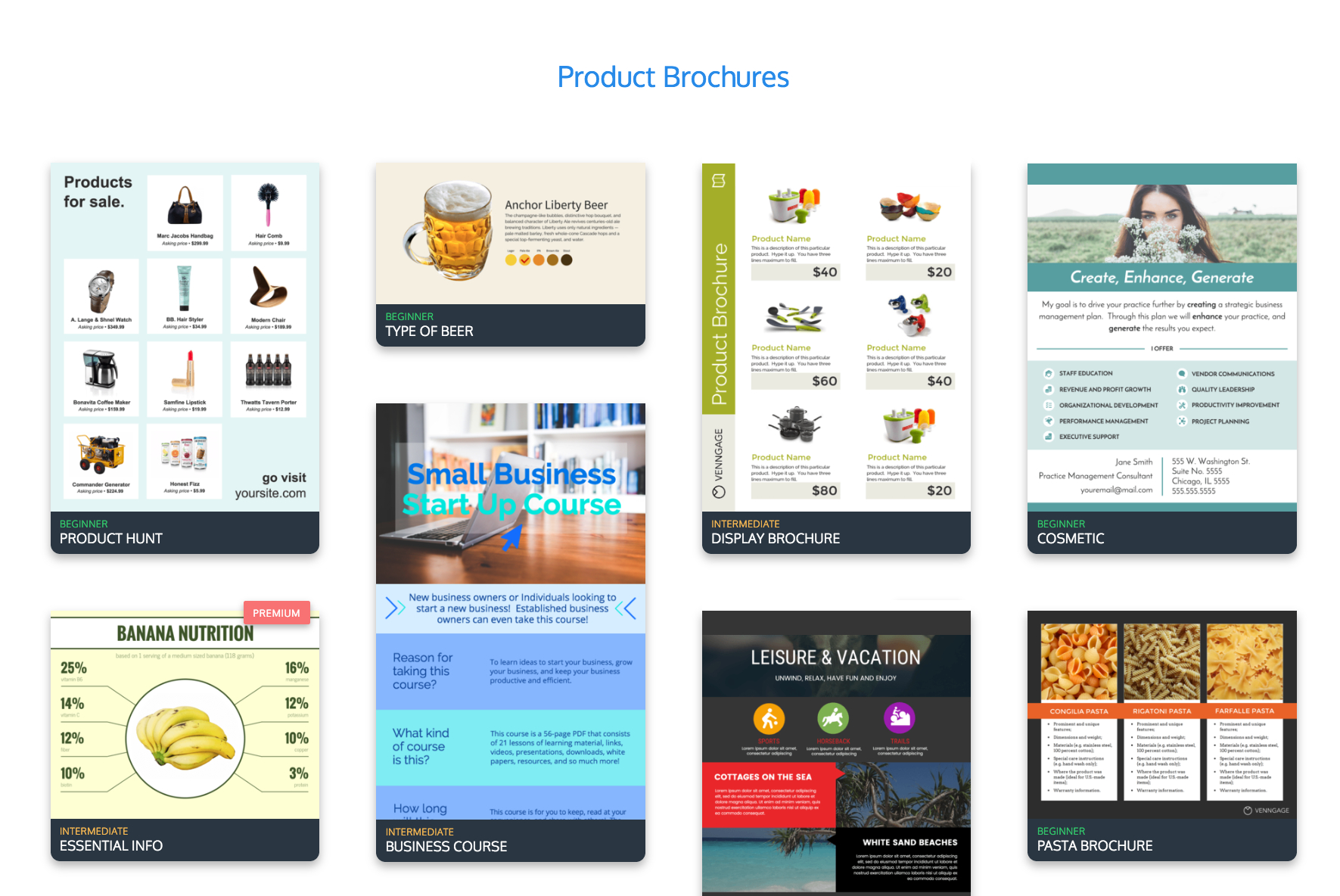 Online Brochure Maker: Design A Brochure For Free Intended For Online Brochure Template Free