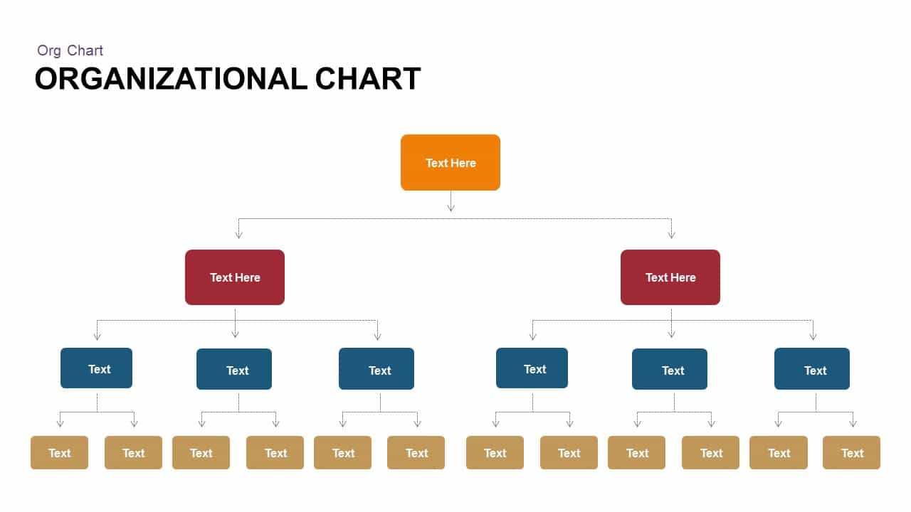 Organizational Chart Powerpoint Template & Keynote Slide Regarding Microsoft Powerpoint Org Chart Template
