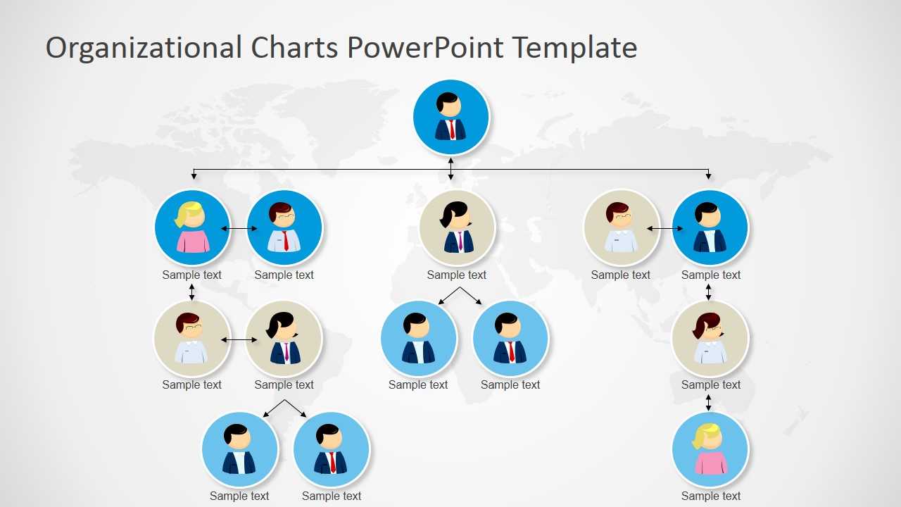 Organizational Charts Powerpoint Template Inside Microsoft Powerpoint Org Chart Template