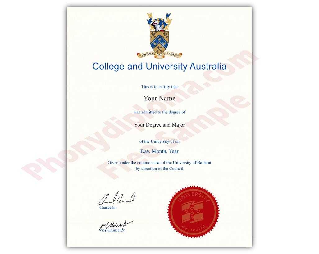 Original Match Diploma From Australian University Inside Masters Degree Certificate Template