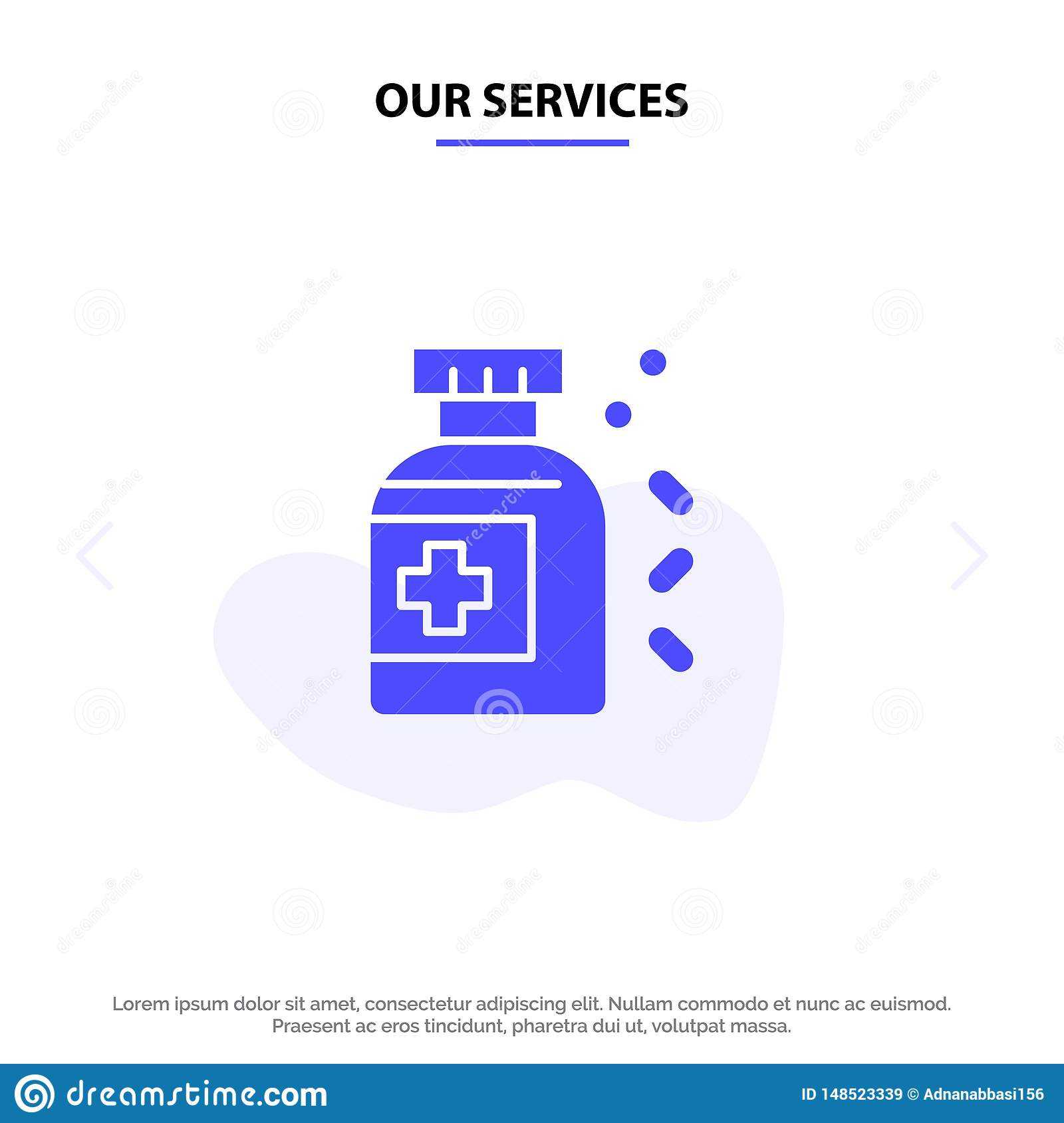 Our Services Bottle, Medicine, Tablet Solid Glyph Icon Web Throughout Medication Card Template