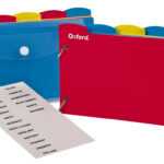 Oxford Just Flip It Note Card Organizer, 4"x 6", Assorted, 12 Pk/ct Within 4X6 Note Card Template