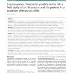 Pdf) Contemporary Chiropractic Practice In The Uk: A Field Within Chiropractic Travel Card Template