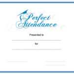 Perfect Attendance Powerpoint Ppt Template, Perfect With Powerpoint Award Certificate Template
