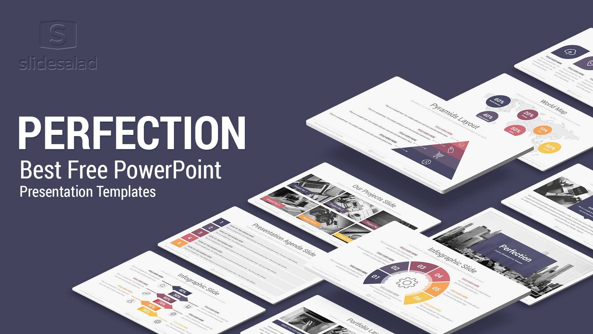 Perfection Free Powerpoint Presentation Template – Free Download For Business Card Template Powerpoint Free