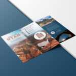 Photo Centric Outdoor Travel Brochure Idea – Venngage For Welcome Brochure Template