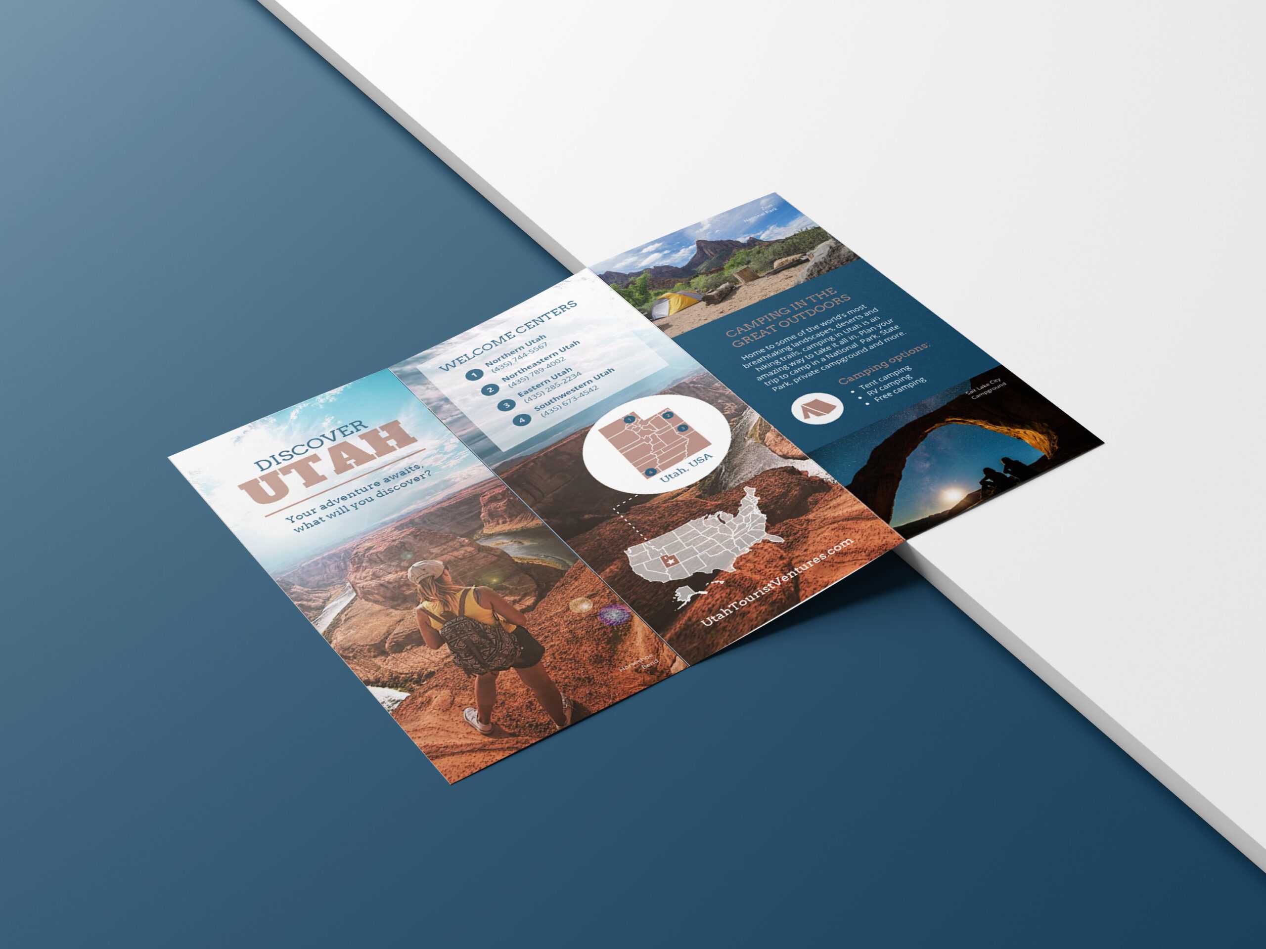 Photo Centric Outdoor Travel Brochure Idea – Venngage For Welcome Brochure Template