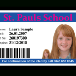 Photo Id Card Design To Suite Your Individual Needs Regarding High School Id Card Template
