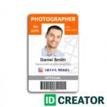 Photographer Id Card | Call 1(855)Make Ids With Questions Within Photographer Id Card Template