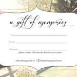 Photography Gift Certificate Template Free Gift Certificate Intended For Free Photography Gift Certificate Template