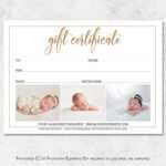 Photography Gift Certificate Template within Free Photography Gift Certificate Template