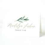 Place Setting Card Template – Bestawnings For Place Card Setting Template