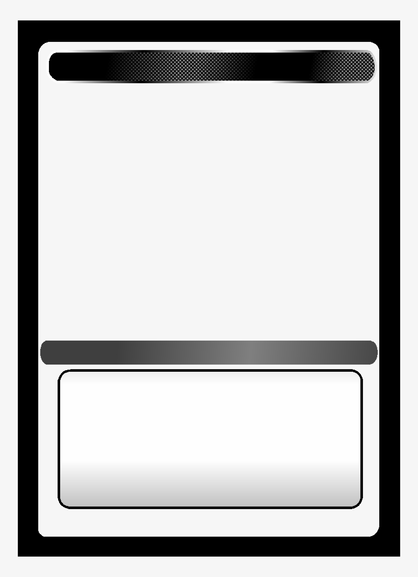 Planning Combat Blank – Dragon Ball Z Card Game Template Png Intended For Blank Playing Card Template
