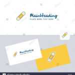 Plaster Vector Logotype With Business Card Template. Elegant Inside Plastering Business Cards Templates