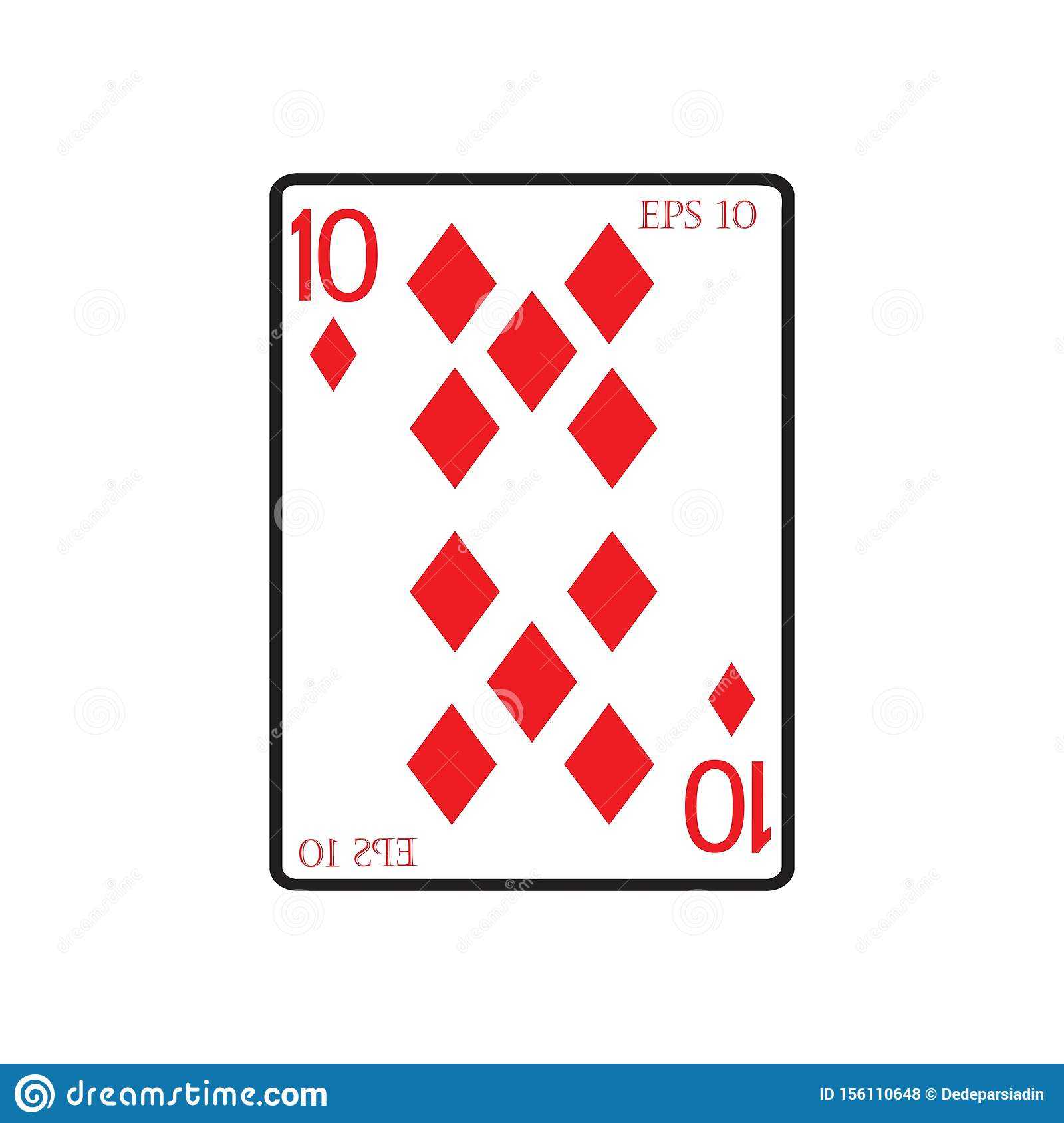 Playing Card Vector Icon Illustration Design Stock Vector Intended For Chance Card Template