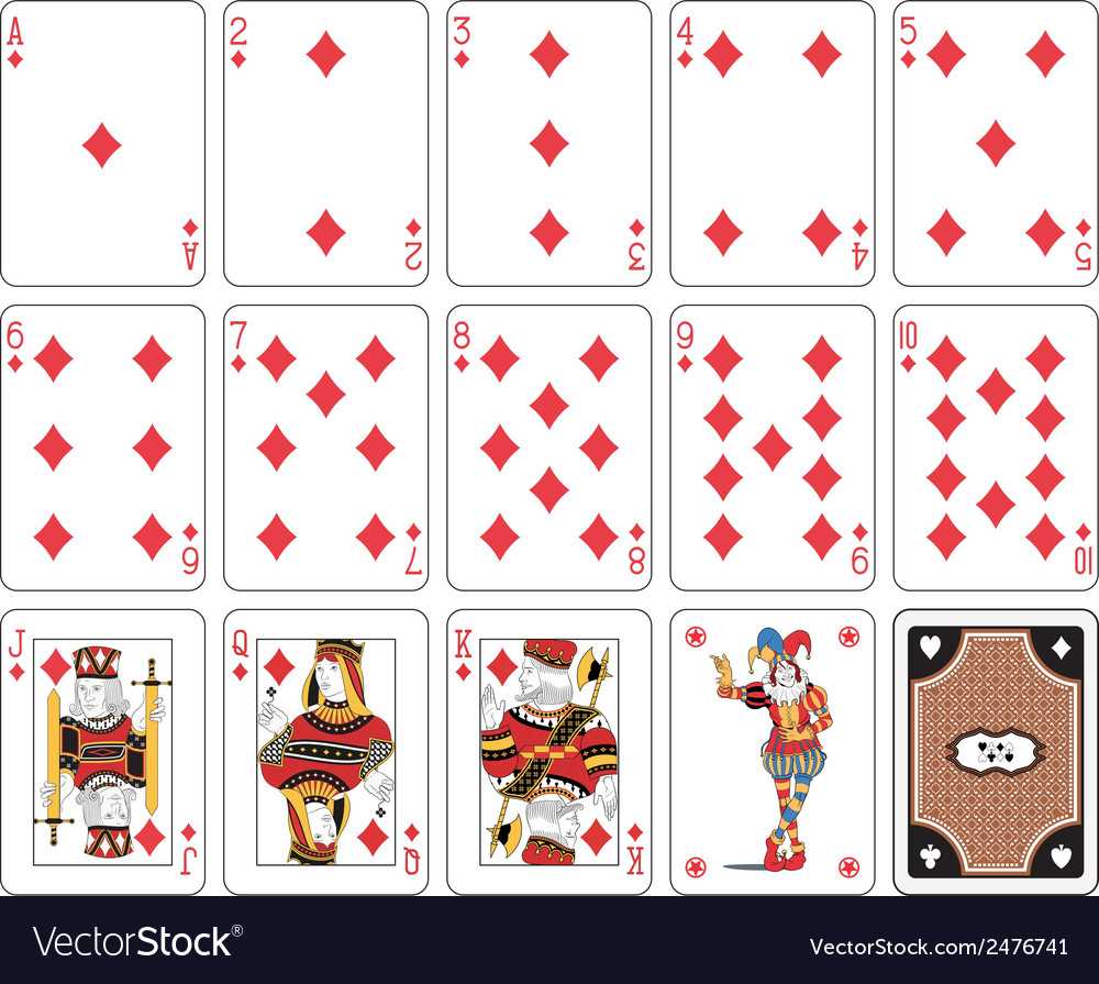 Playing Cards Diamond Suit Joker Intended For Playing Card Template Illustrator
