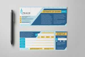 Pledge Cards &amp; Commitment Cards | Church Campaign Design in Pledge Card Template For Church