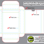 Poker Tuck Box (54 Cards) Within Card Box Template Generator