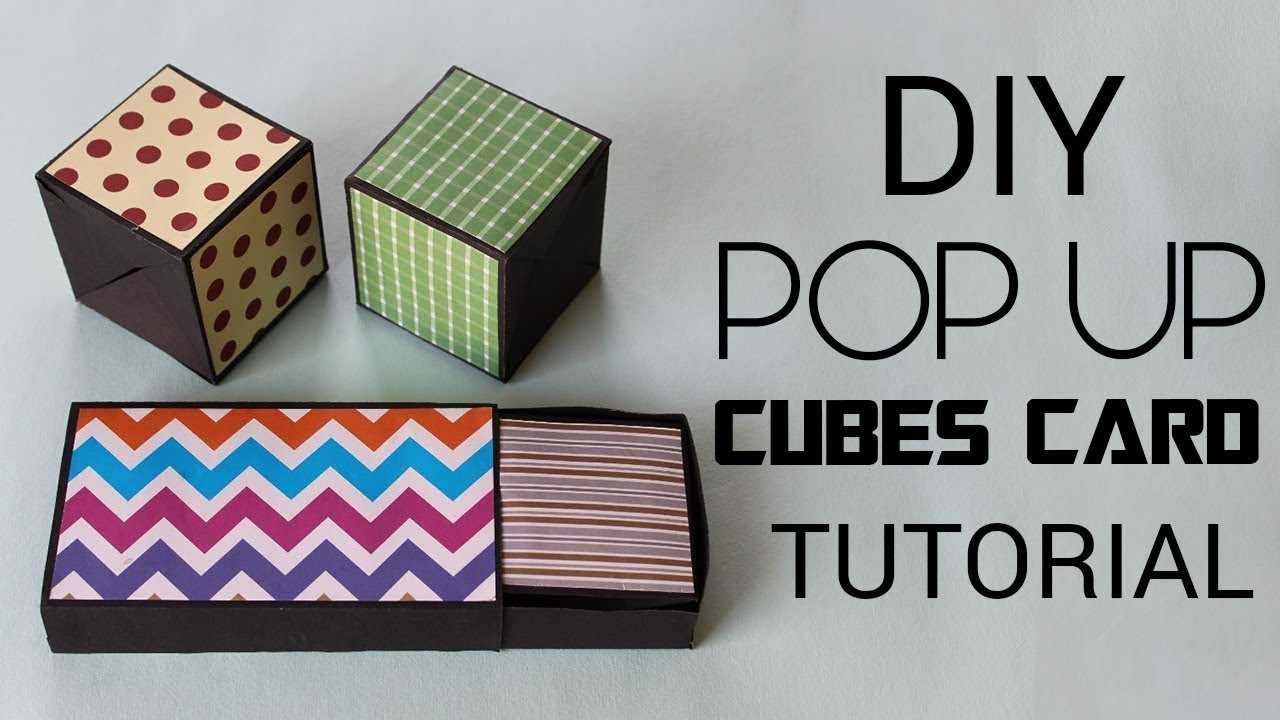 Pop Up Cubes Card | How To Make Pop Up Cubes In A Box Tutorial Pertaining To Pop Up Box Card Template