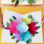 Pop Up Flowers Diy Printable Mother's Day Card – A Piece Of In Printable Pop Up Card Templates Free