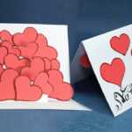 Pop Up Valentine Card – Hearts Pop Up Card Stepstep Intended For Pop Out Heart Card Template