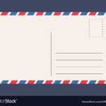 Post Card Template Regarding Post Cards Template