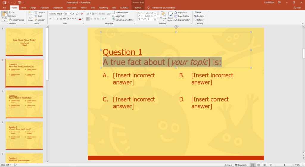 powerpoint-template-for-a-multiple-choice-quiz-pertaining-to-powerpoint