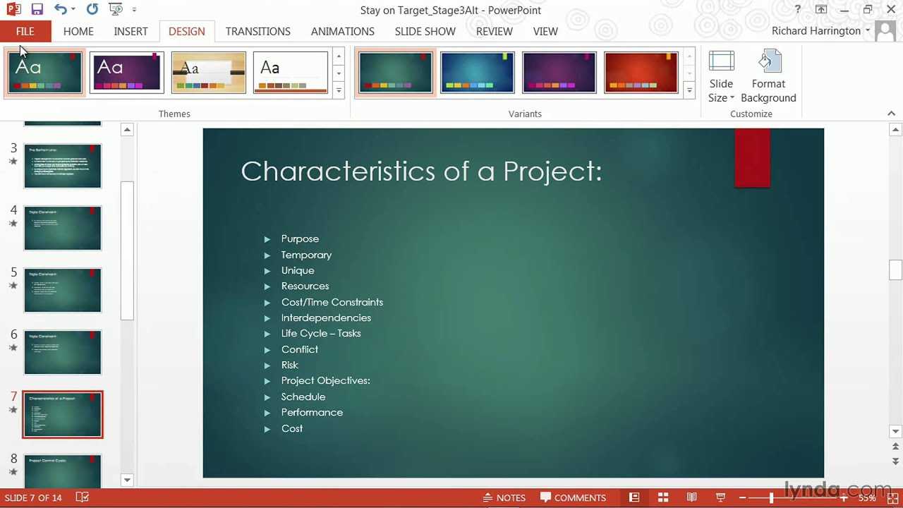 Powerpoint Tutorial: How To Change Templates And Themes | Lynda With Regard To What Is A Template In Powerpoint