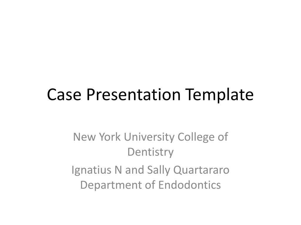 Ppt – Case Presentation Template Powerpoint Presentation With Regard To Nyu Powerpoint Template