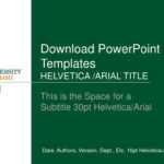 Ppt - Download Powerpoint Templates Helvetica /arial Title in University Of Miami Powerpoint Template