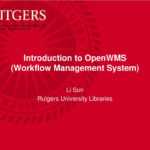 Ppt – Introduction To Openwms (Workflow Management System For Rutgers Powerpoint Template