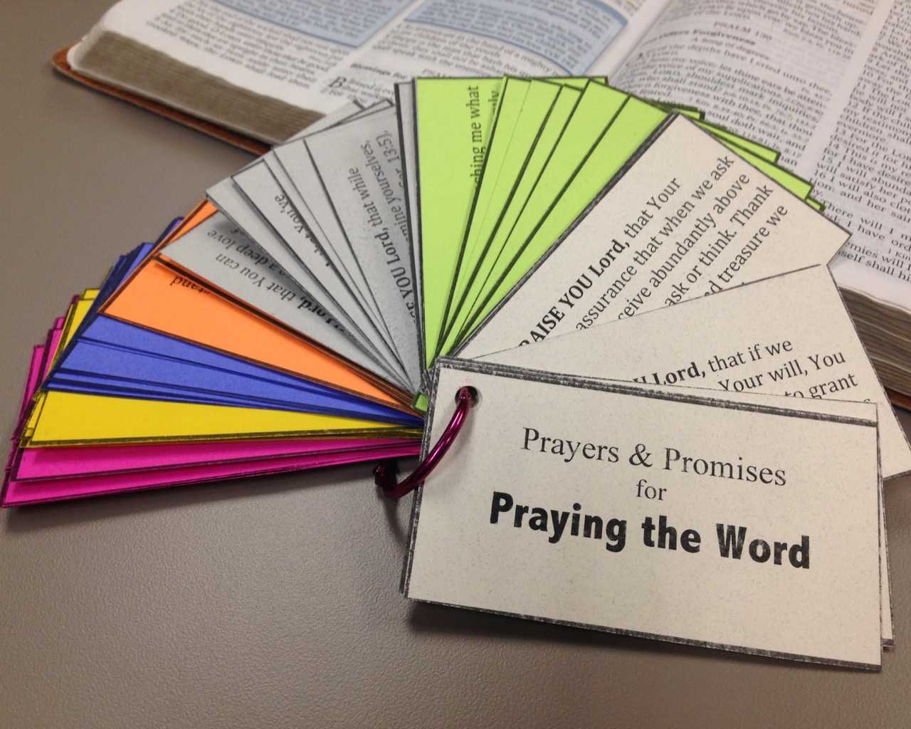 Praying The Word: Prayer & Promise Cards | Revival & Reformation With Prayer Card Template For Word