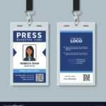 Press Reporter Id Card Template For Media Id Card Templates