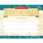 Principal's Honor Roll Gold Foil Stamped Certificates – Pack Of 25 Within Honor Roll Certificate Template