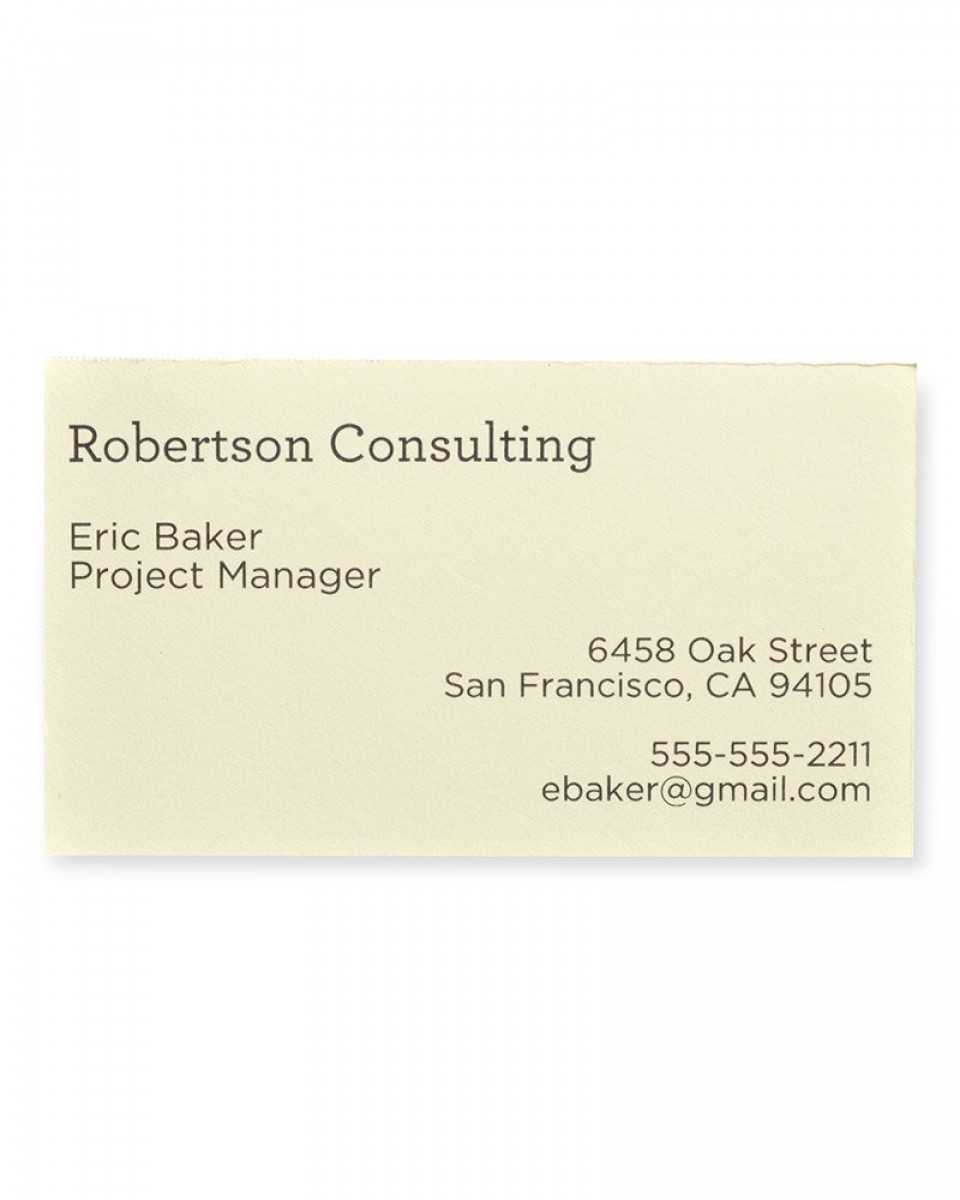 Print At Home Ivory Business Cards – 750 Count With Regard To Gartner Business Cards Template