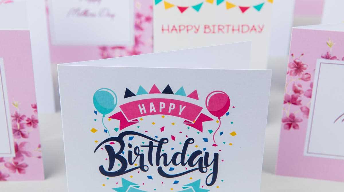 Print Greeting Cards | Custom Greeting Cards | Digital With Indesign Birthday Card Template