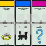 Printable Monopoly Property Cards That Are Wild With Monopoly Chance Cards Template