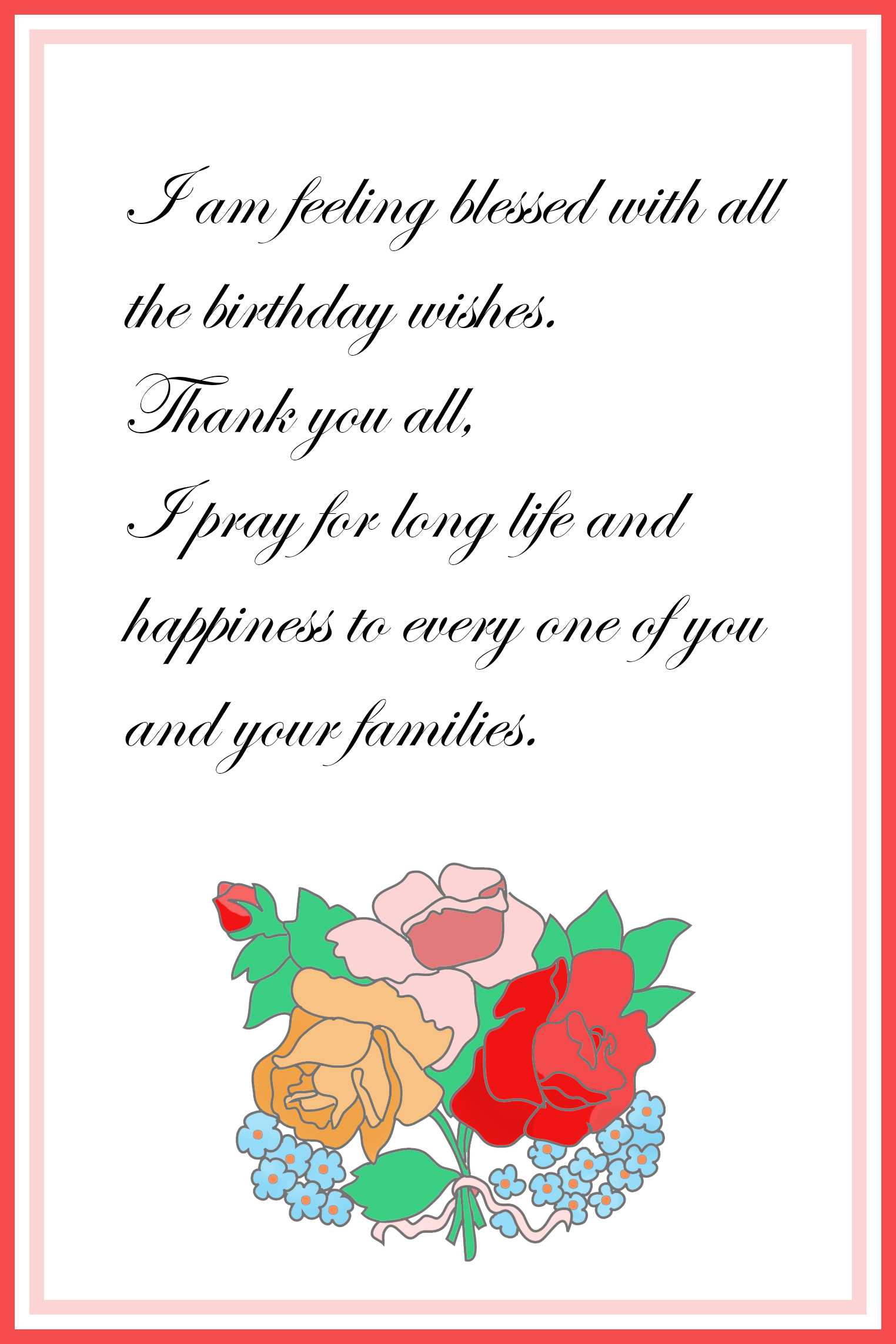 Printable Thank You Cards – Free Printable Greeting Cards Intended For Christmas Thank You Card Templates Free
