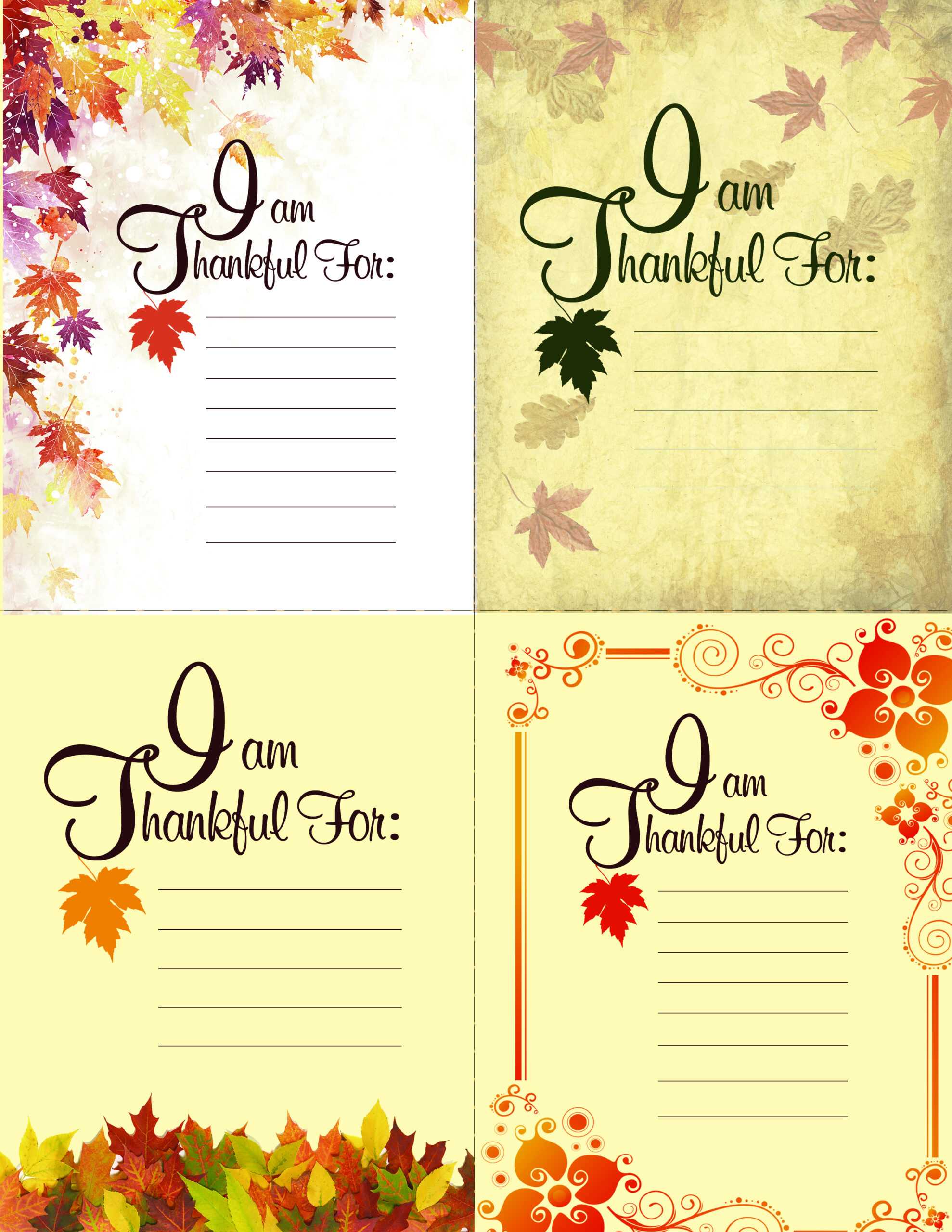 Printable Thanksgiving Place Setting Cards | Blue Mountain Throughout Thanksgiving Place Cards Template