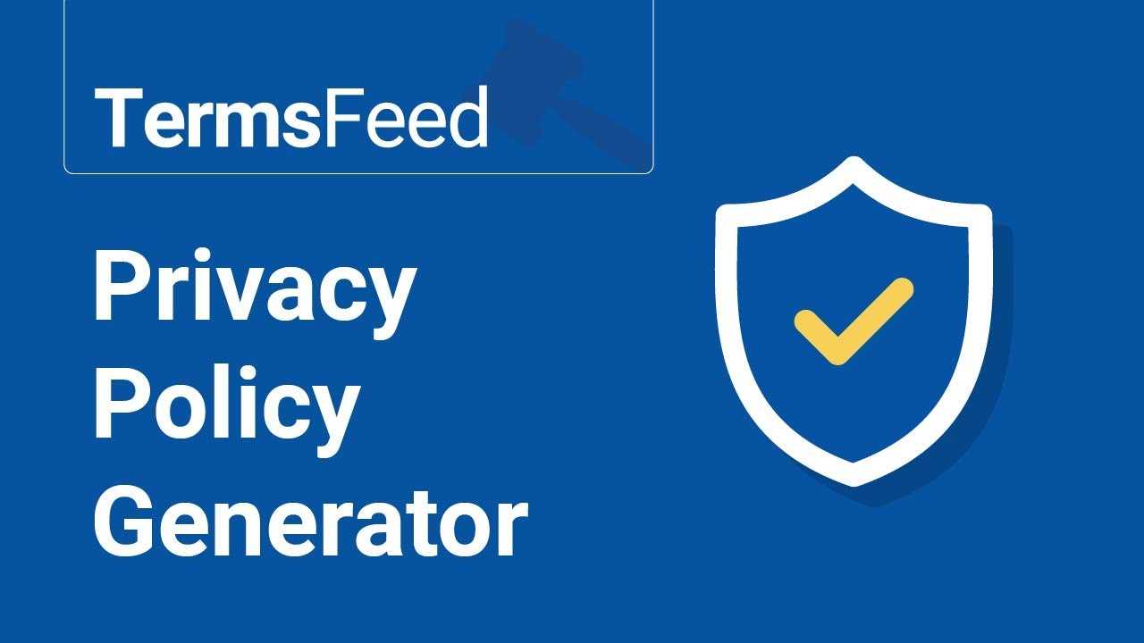 Privacy Policy Generator Intended For Credit Card Privacy Policy Template