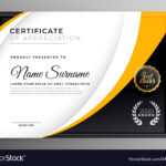 Professional Certificate Template Diploma Award regarding Professional Award Certificate Template