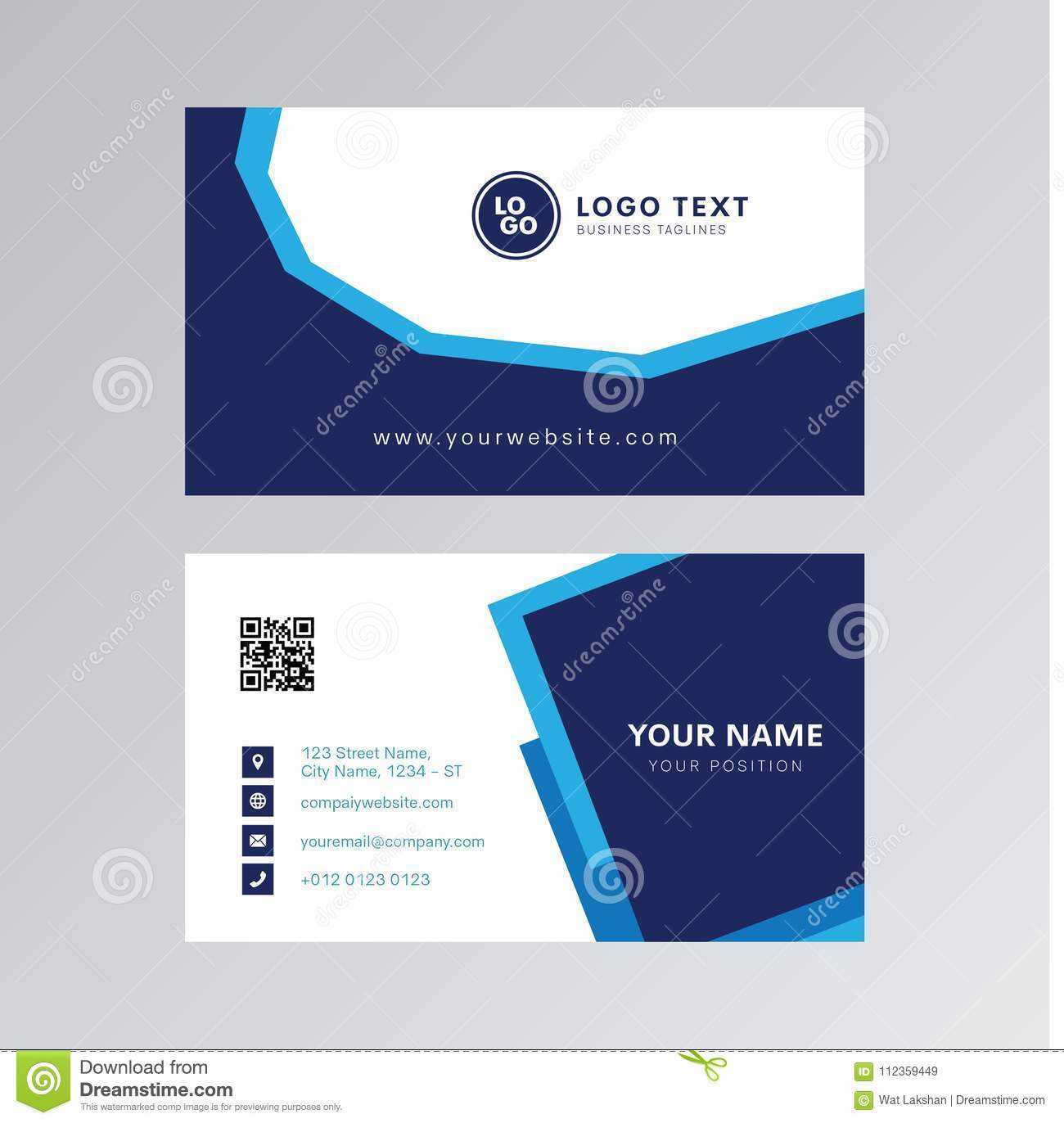Professional Modern Blue Color Business Card Invitation Card Pertaining To Office Max Business Card Template